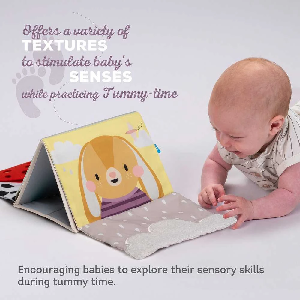 Taf toys lavinamoji knygelė Tummy time Sensory book