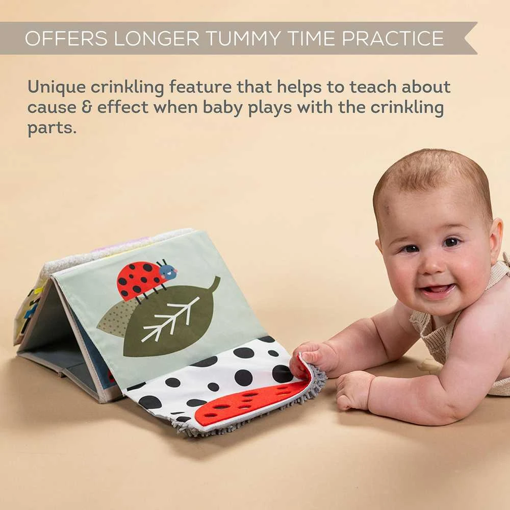 Taf toys lavinamoji knygelė Tummy time Sensory book