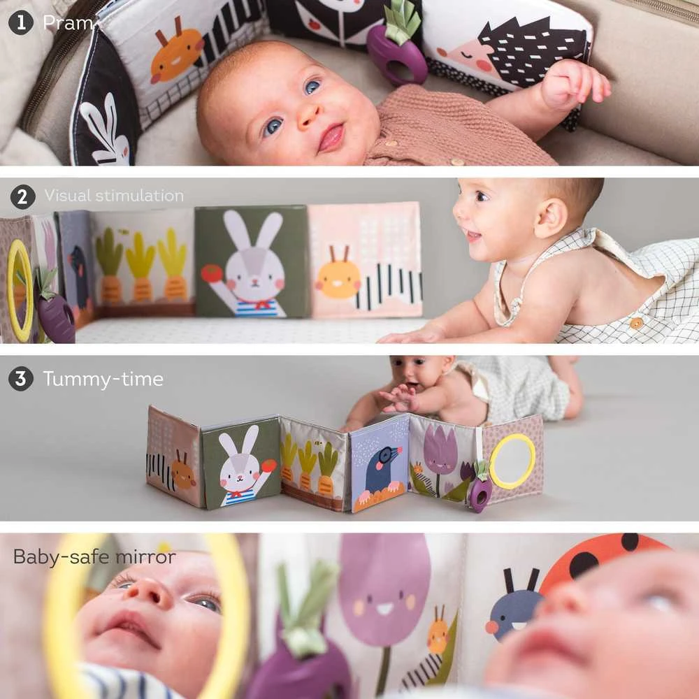 KNYGA Taf toys lavinamoji knygelė Urban garden