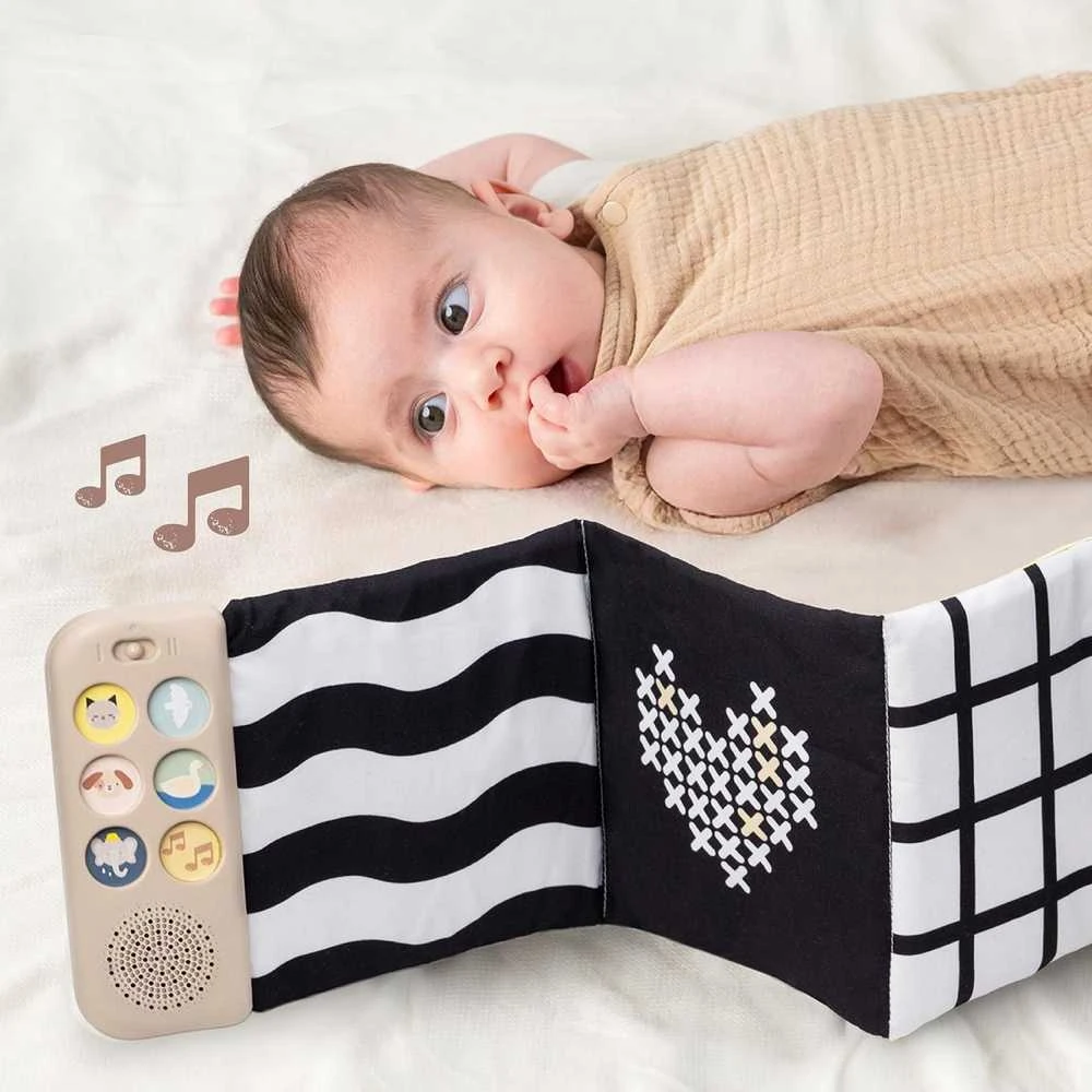 Taf toys sensorinė knygelė kūdikiui su garsais Soothing Sounds Book