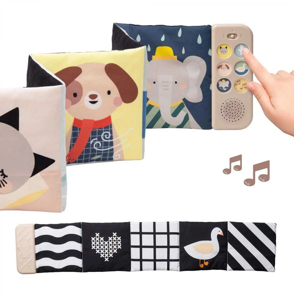 Taf toys sensorinė knygelė kūdikiui su garsais Soothing Sounds Book