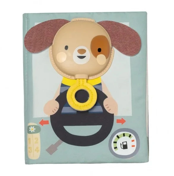 Taf Toys sensorinė užimtumo knygelė Tiny Traveler Busy Book, 18 mėn.+