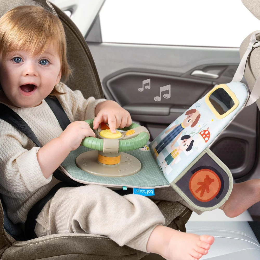 Taf Toys sensorinis žaislas automobiliui Drive & Discover Travel Toy