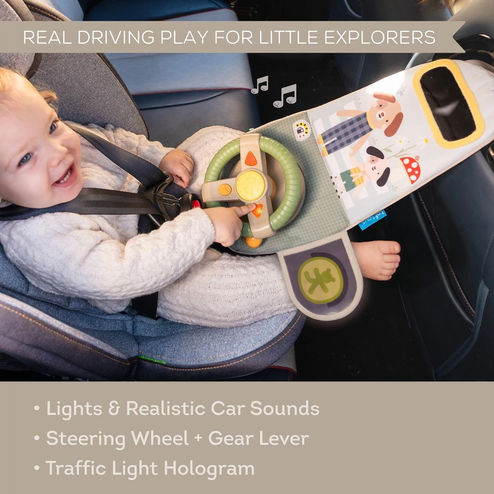 Taf Toys sensorinis žaislas automobiliui Drive & Discover Travel Toy