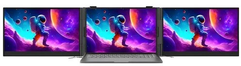 Monitorius Nešiojamas „Blackview“ 15,3 colio dviejų monitorių televizorius DCM8