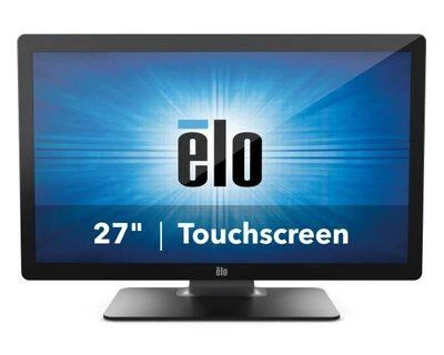 Monitorius ELO Touchsystems 2702L 27" stalinis kompiuteris, FHD 1920x1080p, projektuojamas talpinis 10 prisilietimų, USB valdiklis, skaidrus, nulinis rėmelis, VGA ir HDMI, c:Juodas
