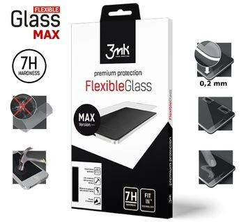 3mk hibridinis stiklas FlexibleGlass Max, skirtas Samsung Galaxy A50 juodas rėmelis