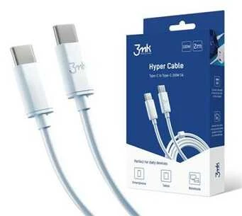 3MK Kabelis HYPER TYPE-C/TYPE-C 2M 100W 5A