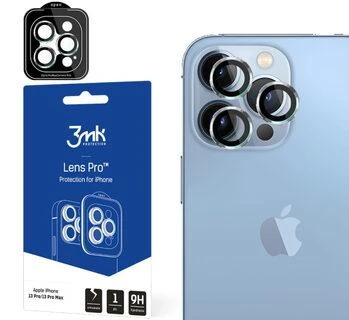 Apsauginis stikliukas kamerai 3mk Lens Pro Apple iPhone 13 Pro/13 Pro Max sidabrinis