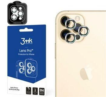 3MK Lens Protection Pro Apple iPhone 12 Pro Max fotoaparato objektyvo apsauga su tvirtinimo rėmeliu 1 vnt.