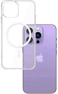 Dėklas Apple iPhone 14 Pro Suderinamas MagSafe 3mk Magseries - skaidrus