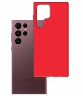 Dėklas 3mk Matt Case Samsung S918 S23 Ultra 5G raudonas