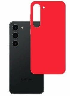 Dėklas 3mk Matt Case Samsung S916 S23 Plus 5G raudonas