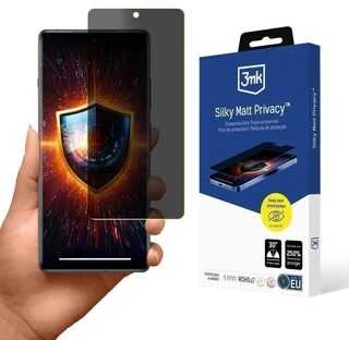 3Mk apsauga 3mk šilkinė matinė privatumo ekrano apsauga, skirta „Motorola Moto G86“ / „G86 Power“.