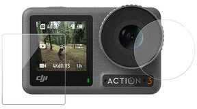 Grūdinto stiklo plėvelė TELESIN skirta DJI Osmo Action 4/3