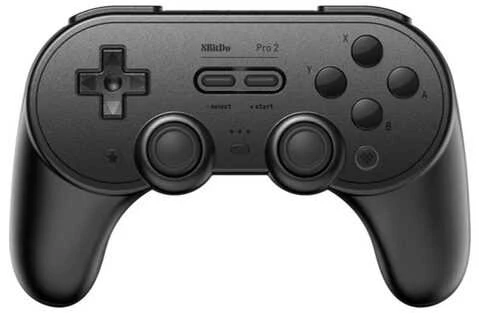 8BitDo PRO 2 Gamepad Hall Ed Belaidis Pultelis | Juodas