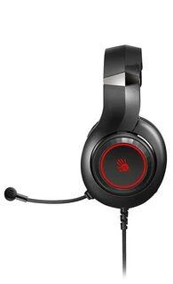 A4tech BLOODY G220 su mikrofonu šoninis vaizdas