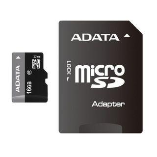 Atminties kortelė ADATA | Premier UHS-I | 16 GB | Micro SDHC | Flash atminties klasė 10 | SD adapter