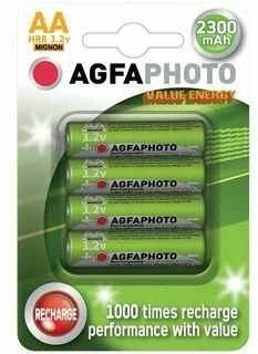 AgfaPhoto įkraunamos AA baterijos 2300 mAh