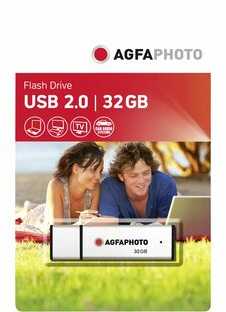 AgfaPhoto USB 2.0 sidabrinė 32GB