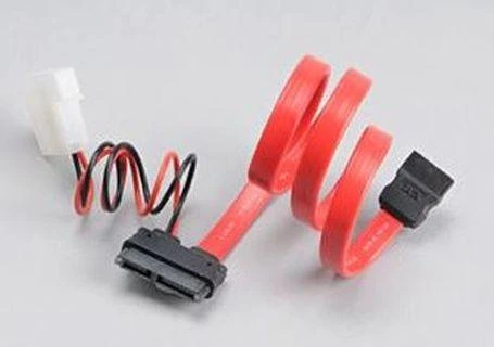 Akasa SATA Combo Cable Slimline iki SATA / Molex – 40cm