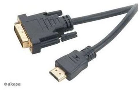 Akasa DVI-D to HDMI cable – juodas – 2m