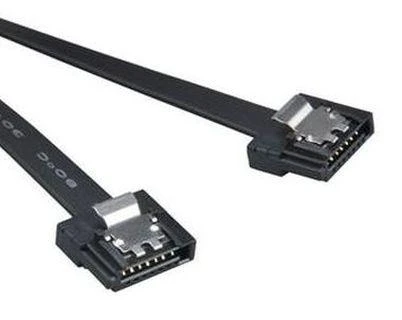 Akasa Proslim SATA 3 laidas 15cm tiesus – juodas