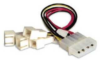 Akasa Molex – 3 kontaktų x4, daugiaspalvis (AK-CB001)