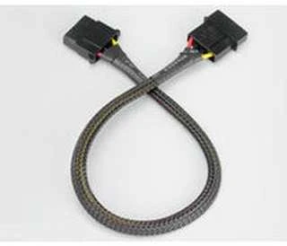 Akasa 4-Pol Molex Extension kabelis – 30cm juodos spalvos