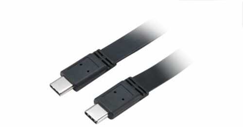 Akasa Type C to Type C Adapteris Cable PROSLIM - Juodas