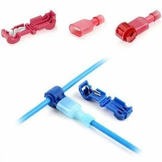Amio T tipo greitas pajungimas 0,5-1mm2, 10A, 5vnt, bandelė