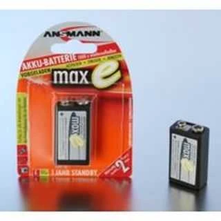 Akumuliatorius 6HR61 (E-Block, R22, 6R61, 6F22) 8.4V 200mAh Ni-Mh ANSMANN