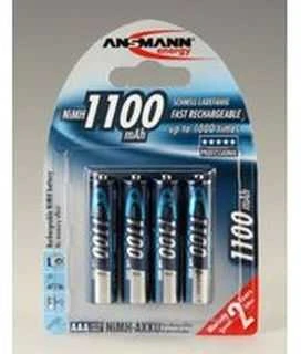 Ansmann AAA 1100 mAh įkraunamos baterijos rinkinys
