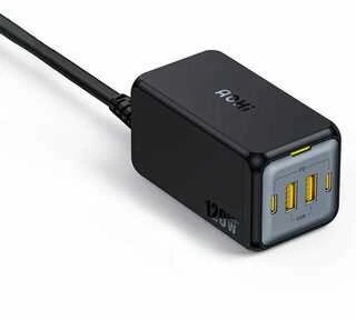 AOHI stalinis įkroviklis 120W AOC-C006 120W, 2x USB-C, 2x USB-A (juodas)