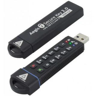 Pendrive Apricorn Aegis Secure Key 3z, 128 GB (ASK3Z-128GB)