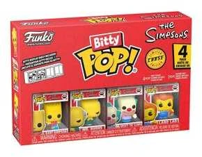 Asmodee FUNKO Bitty POP! Figūrėlių rinkinys: The Simpsons, ~3 cm (4 vnt.)
