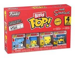 Asmodee FUNKO Bitty POP! Figūrėlių rinkinys: The Simpsons, ~3 cm (4 vnt.)