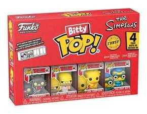 Asmodee FUNKO Bitty POP! Figūrėlių rinkinys: The Simpsons, ~3 cm (4 vnt.)