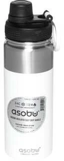 Asobu - Alpine Flask - izoliuotas nerūdijančio plieno lauko butelis 530ml baltas