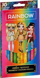 Astra Rainbow High pieštukinės spalvos, 10 vnt.