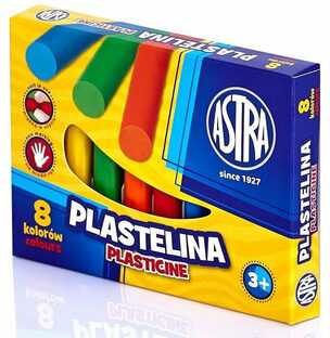 Plastilino rinkinys Astra, 8 spalvos