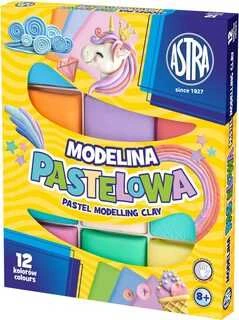 Astra Modelin 12 Colors Pastel (304118007)