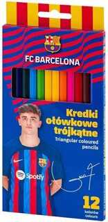 Fc Barcelona pieštukiniai dažai, 12 spalvų, Astra