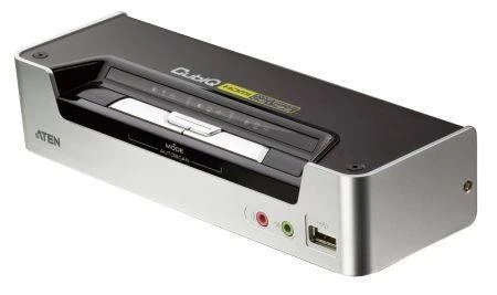 ATEN CS1792-AT-G ATEN CS1792 2 prievadų HDMI USB 2.0 KVMP jungiklis, 2x HDMI kabeliai, 2 prievadų šakotuvas, HD garsas