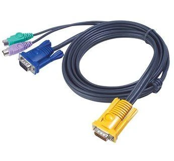 ATEN 2L-5202P ATEN KVM kabelis HD15-SVGA PS/2 PS/2 - 2m