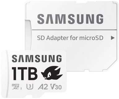 Atminties kortelė Žemėlapis Samsung Pro Plus Sonic The Hedgehog Micro SDXC 1 TB Class 10 UHS-I/U3 A2 V30 (MB-MD1T0SA/LC1)