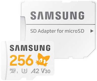 Atminties kortelė Žemėlapis Samsung Pro Plus Sonic The Hedgehog Micro SDXC 256 GB 10 klasės UHS-I/U3 A2 V30 (MB-MD256SA/LC1)