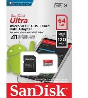 Oem 64GB 100Mb/s Micro SD atminties kortelė SanDisk Ultra 667x