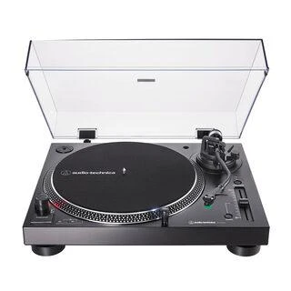 Patefonas Audio-Technica AT-LP120X analoginis ir USB, Sidabrinės spalvos