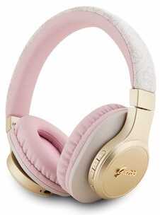 GUESS belaidės ausinės bluetooth GUBH604GEMP (4G Script) rožinė